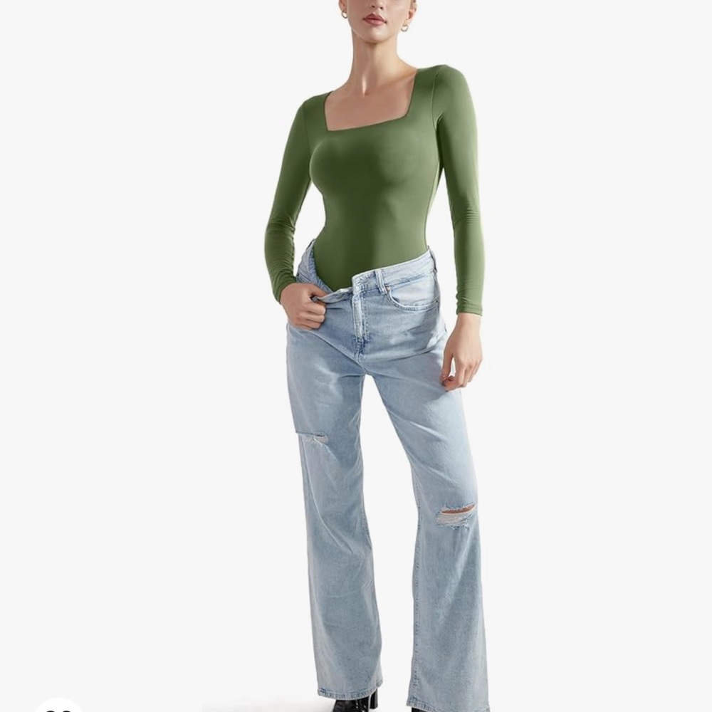 Suuksess square neck long sleeve bodysuit - Picture 2 of 3